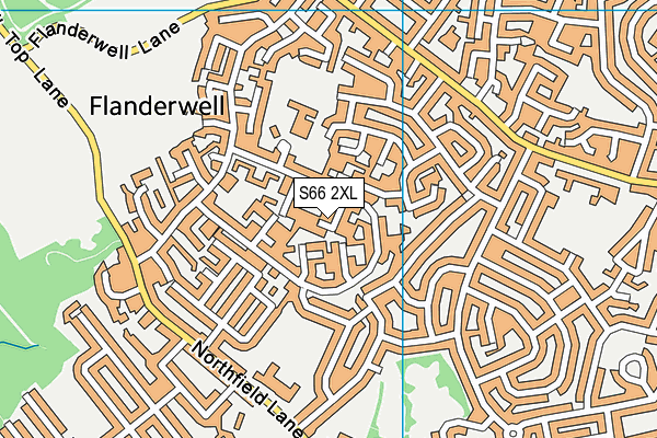 S66 2XL map - OS VectorMap District (Ordnance Survey)