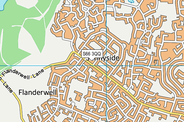 S66 3QQ map - OS VectorMap District (Ordnance Survey)
