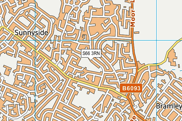 S66 3RN map - OS VectorMap District (Ordnance Survey)