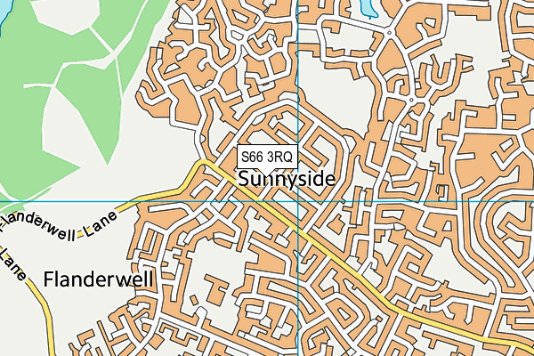 S66 3RQ map - OS VectorMap District (Ordnance Survey)