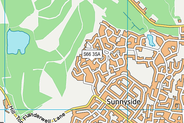 S66 3SA map - OS VectorMap District (Ordnance Survey)