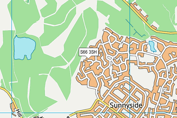 S66 3SH map - OS VectorMap District (Ordnance Survey)