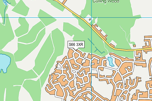 S66 3XR map - OS VectorMap District (Ordnance Survey)