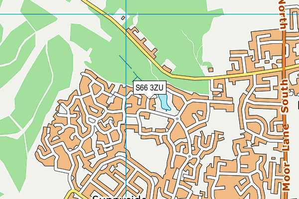 S66 3ZU map - OS VectorMap District (Ordnance Survey)