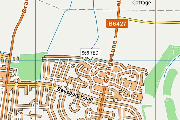 S66 7ED map - OS VectorMap District (Ordnance Survey)