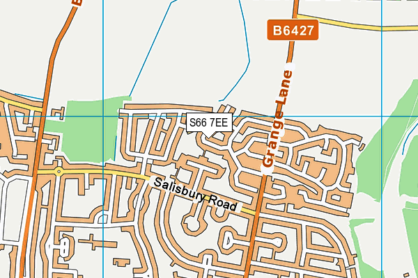 S66 7EE map - OS VectorMap District (Ordnance Survey)