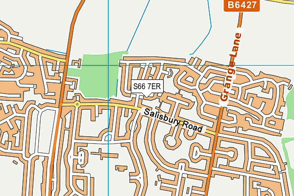 S66 7ER map - OS VectorMap District (Ordnance Survey)