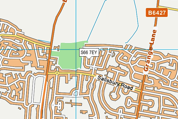 S66 7EY map - OS VectorMap District (Ordnance Survey)