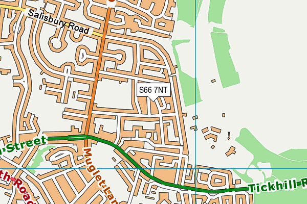 S66 7NT map - OS VectorMap District (Ordnance Survey)