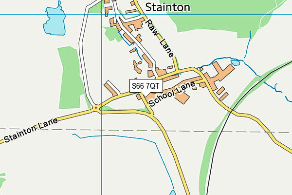 S66 7QT map - OS VectorMap District (Ordnance Survey)
