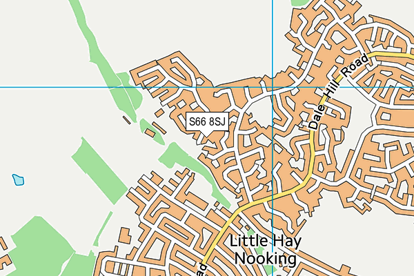 S66 8SJ map - OS VectorMap District (Ordnance Survey)