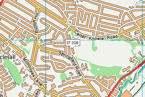 S7 2GB map - OS VectorMap District (Ordnance Survey)