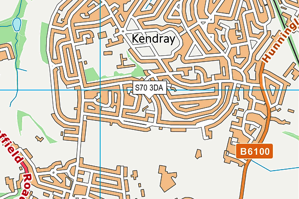 S70 3DA map - OS VectorMap District (Ordnance Survey)