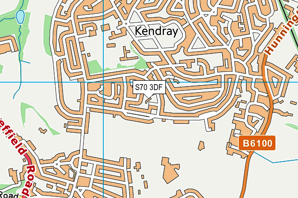 S70 3DF map - OS VectorMap District (Ordnance Survey)