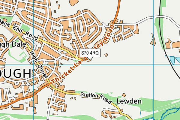 S70 4RQ map - OS VectorMap District (Ordnance Survey)