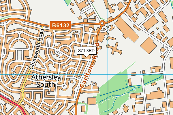 S71 3RD map - OS VectorMap District (Ordnance Survey)