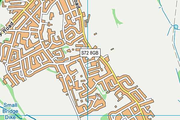 S72 8GB map - OS VectorMap District (Ordnance Survey)