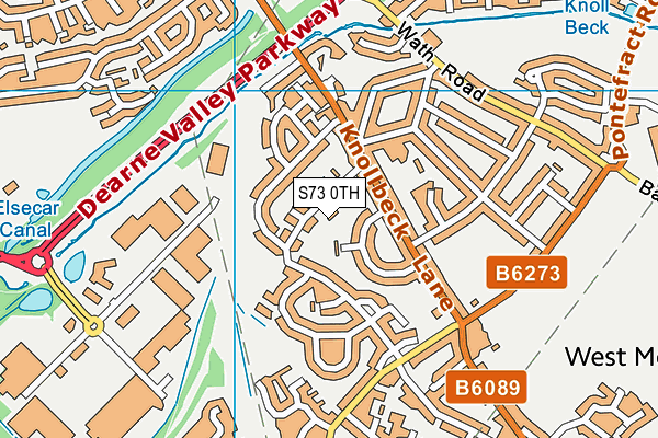 S73 0TH map - OS VectorMap District (Ordnance Survey)