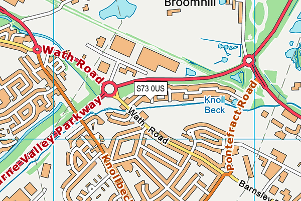 S73 0US map - OS VectorMap District (Ordnance Survey)