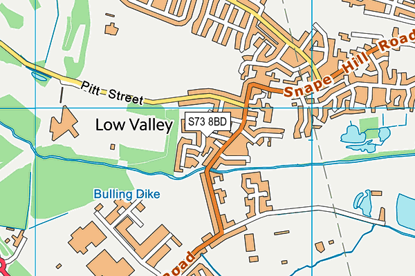 S73 8BD map - OS VectorMap District (Ordnance Survey)