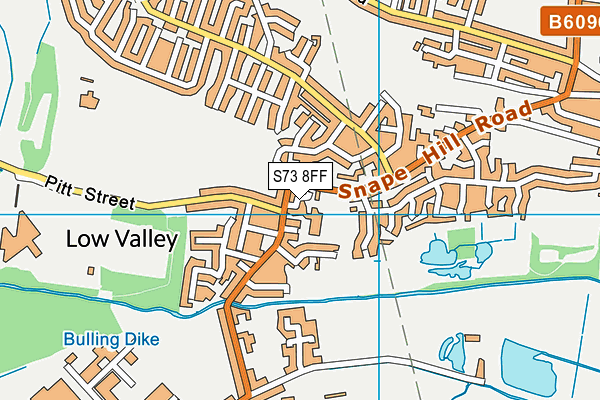 S73 8FF map - OS VectorMap District (Ordnance Survey)