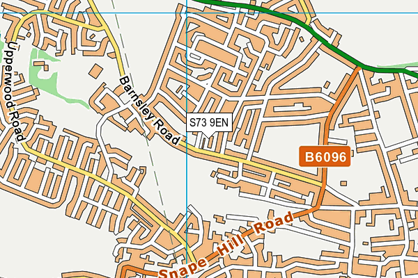 S73 9EN map - OS VectorMap District (Ordnance Survey)