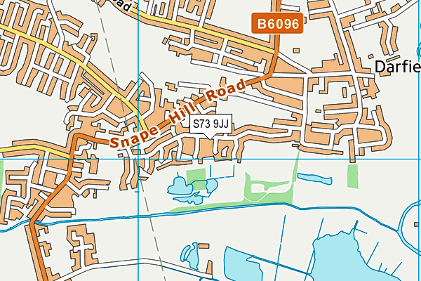 S73 9JJ map - OS VectorMap District (Ordnance Survey)