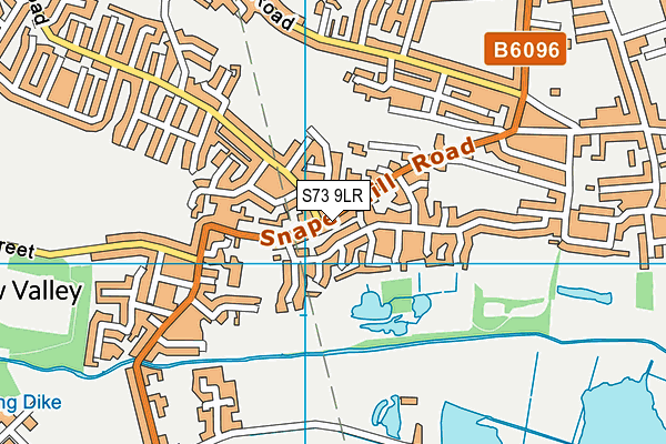 S73 9LR map - OS VectorMap District (Ordnance Survey)