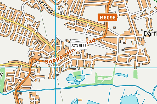 S73 9LU map - OS VectorMap District (Ordnance Survey)