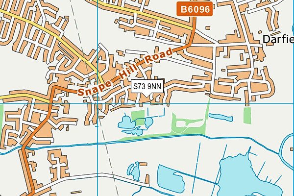 S73 9NN map - OS VectorMap District (Ordnance Survey)