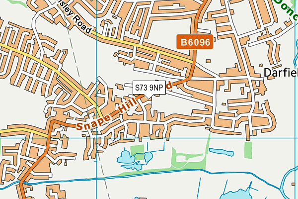 S73 9NP map - OS VectorMap District (Ordnance Survey)