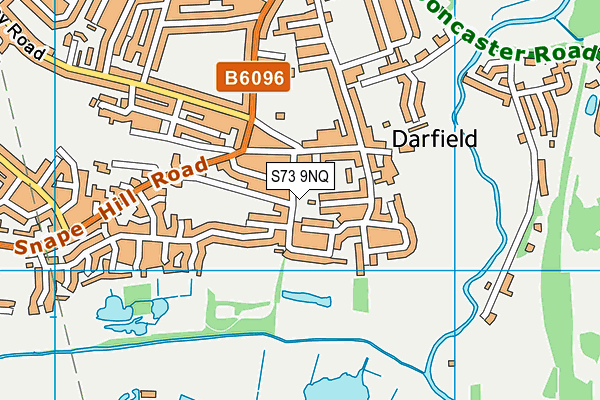 S73 9NQ map - OS VectorMap District (Ordnance Survey)