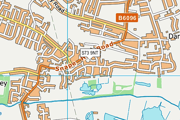 S73 9NT map - OS VectorMap District (Ordnance Survey)