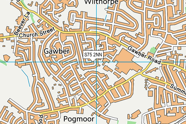 S75 2NN map - OS VectorMap District (Ordnance Survey)