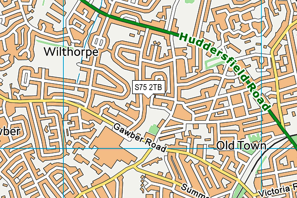 S75 2TB map - OS VectorMap District (Ordnance Survey)