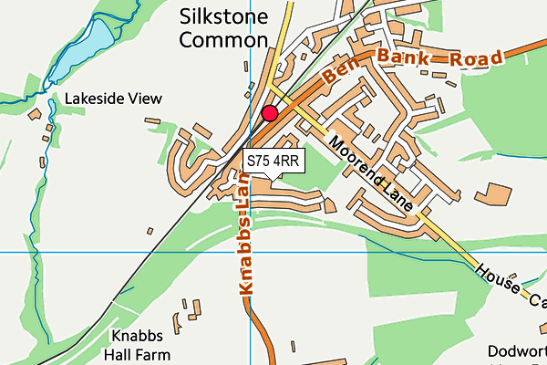 S75 4RR map - OS VectorMap District (Ordnance Survey)