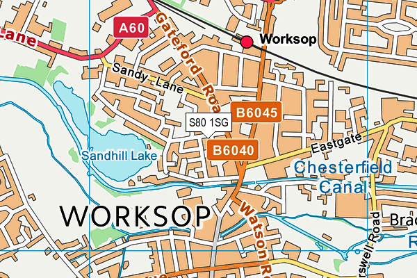 S80 1SG map - OS VectorMap District (Ordnance Survey)