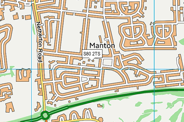 S80 2TS map - OS VectorMap District (Ordnance Survey)