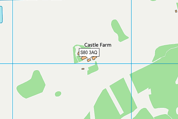 S80 3AQ map - OS VectorMap District (Ordnance Survey)