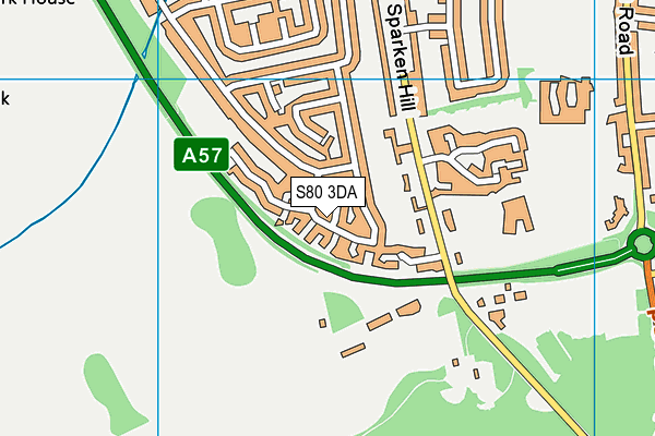 S80 3DA map - OS VectorMap District (Ordnance Survey)