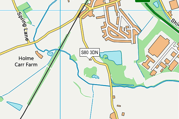 S80 3DN map - OS VectorMap District (Ordnance Survey)