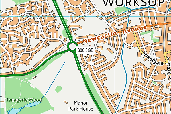 S80 3GB map - OS VectorMap District (Ordnance Survey)