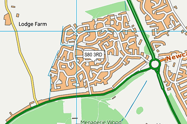 S80 3RD map - OS VectorMap District (Ordnance Survey)