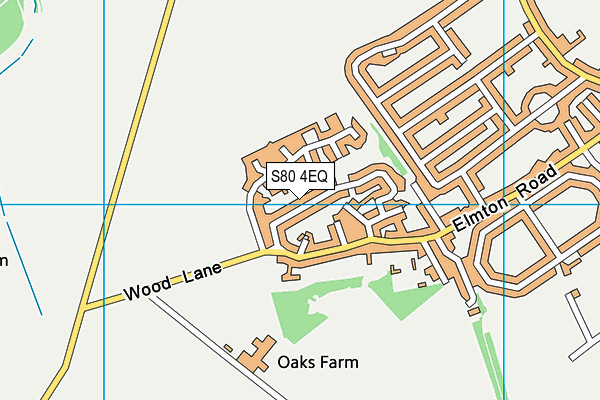 S80 4EQ map - OS VectorMap District (Ordnance Survey)