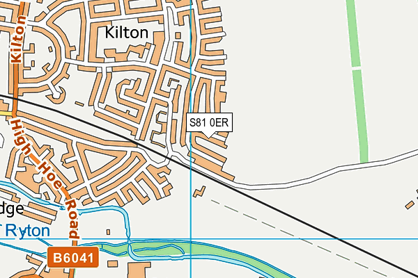 S81 0ER map - OS VectorMap District (Ordnance Survey)