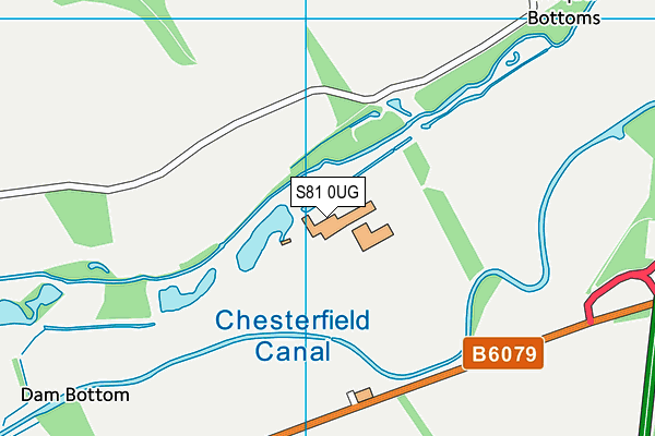 S81 0UG map - OS VectorMap District (Ordnance Survey)