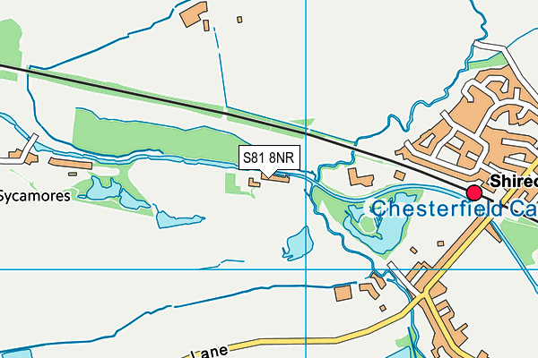 S81 8NR map - OS VectorMap District (Ordnance Survey)