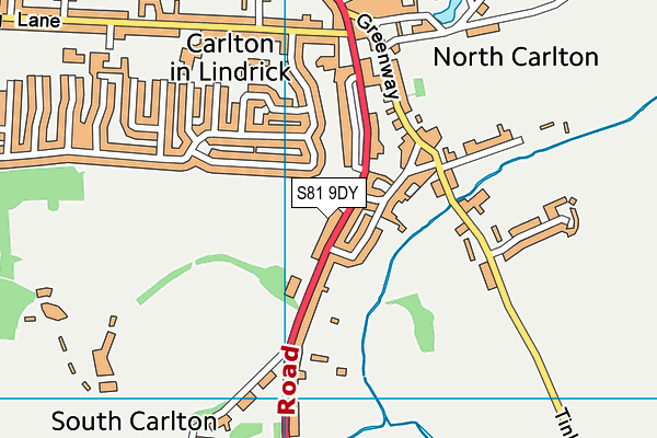 Ramsden Primary School map (S81 9DY) - OS VectorMap District (Ordnance Survey)