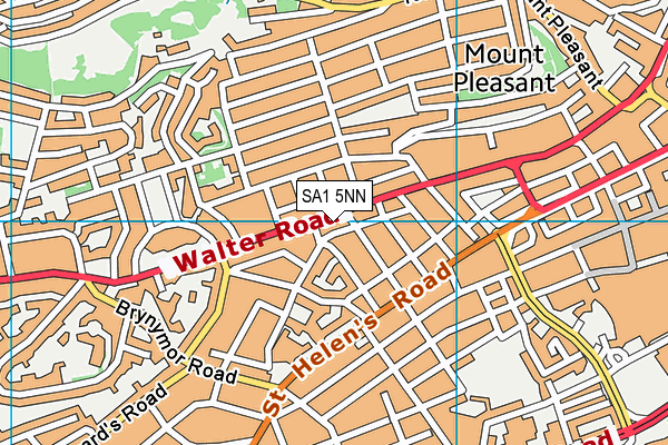 SA1 5NN map - OS VectorMap District (Ordnance Survey)
