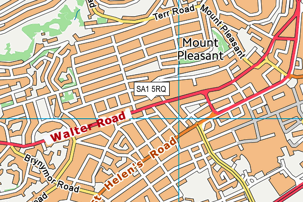 SA1 5RQ map - OS VectorMap District (Ordnance Survey)